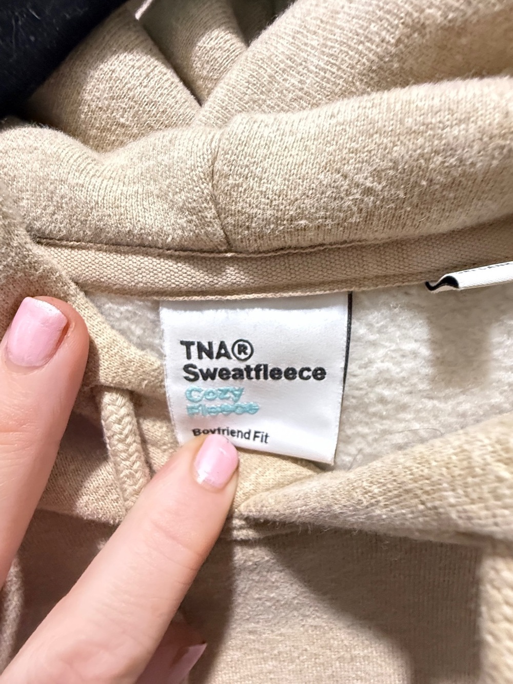 TNA® Sweatfleece Cozy Boyfriend Fit -
Tan - Picture 4 of 7